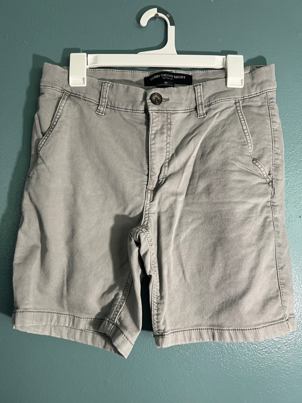 **3 for $12** Cotton On Gray Flat Front Chino Shorts